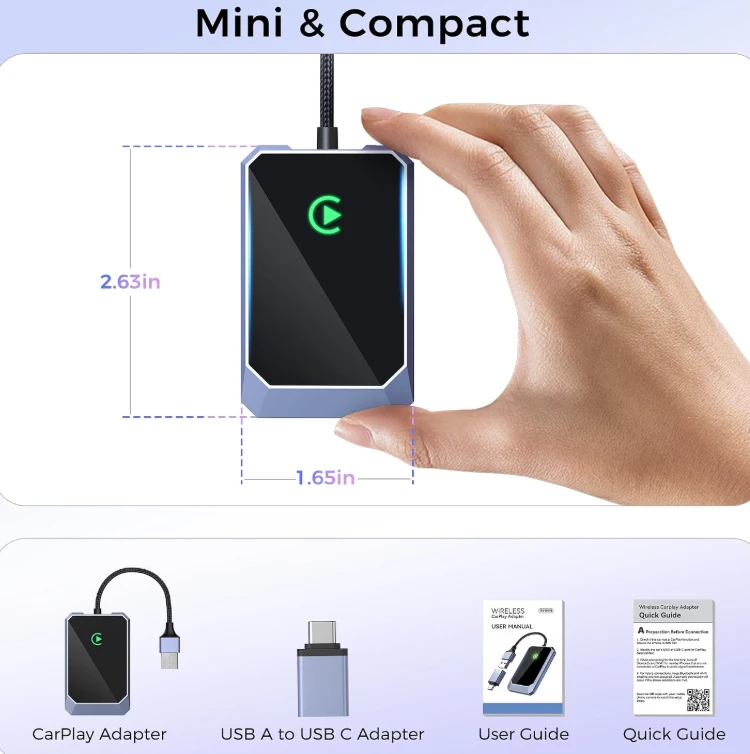 Wireless CarPlay Adapter for iPhone - photo 4