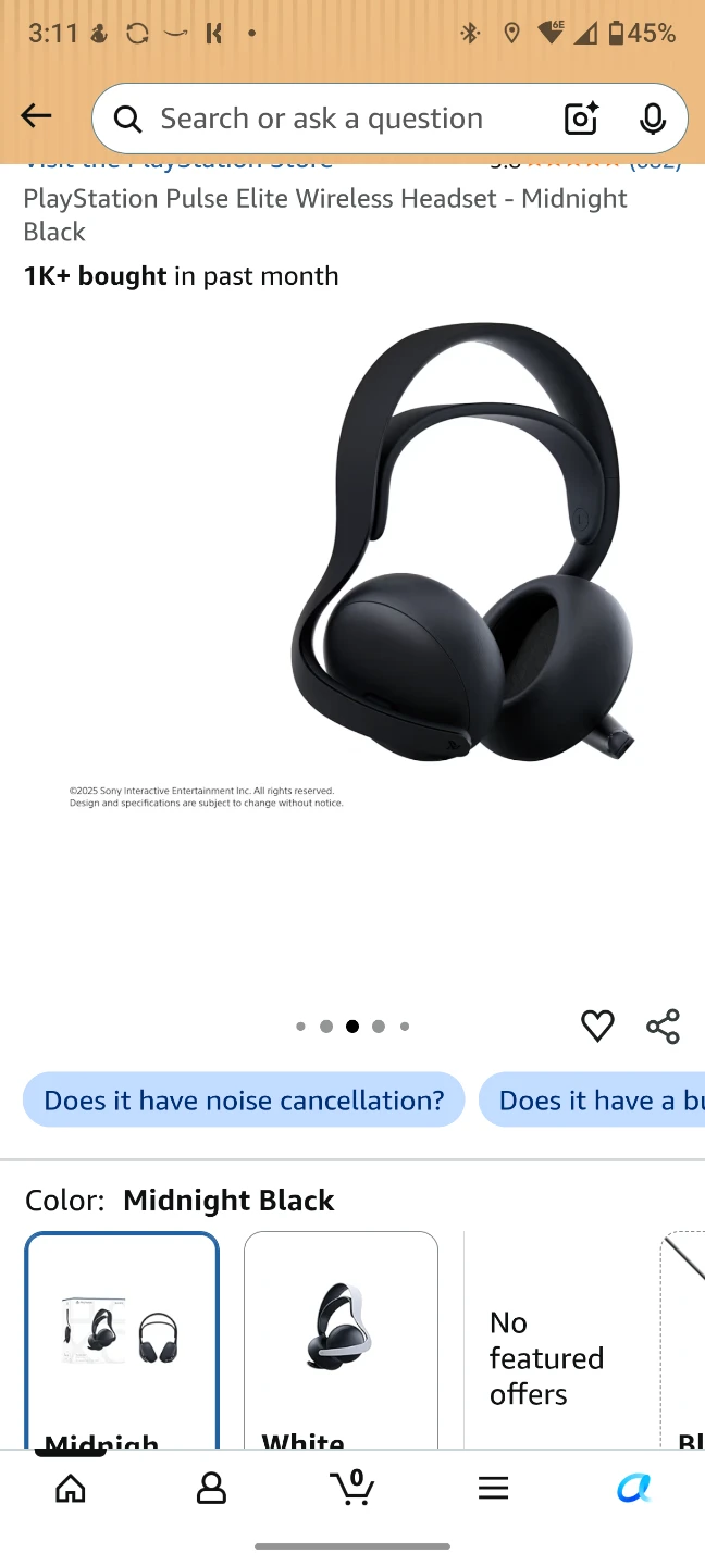 PlayStation Pulse Elite Wireless Headset - Midnight Black - photo 2