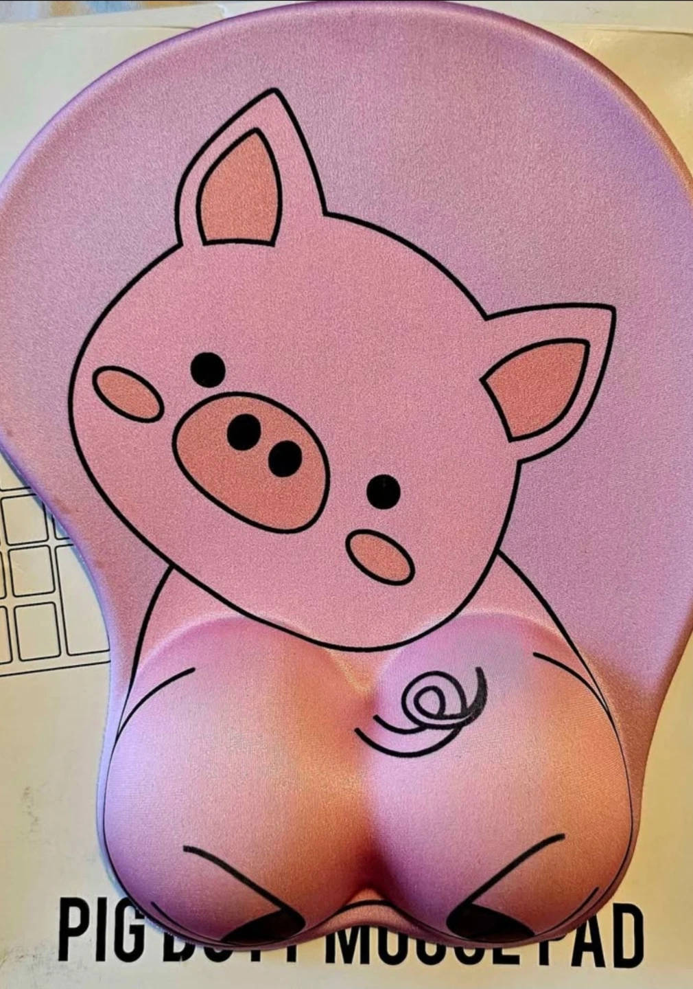 Cute Pig Butt Mouse Pad with Wrist Support - photo 2