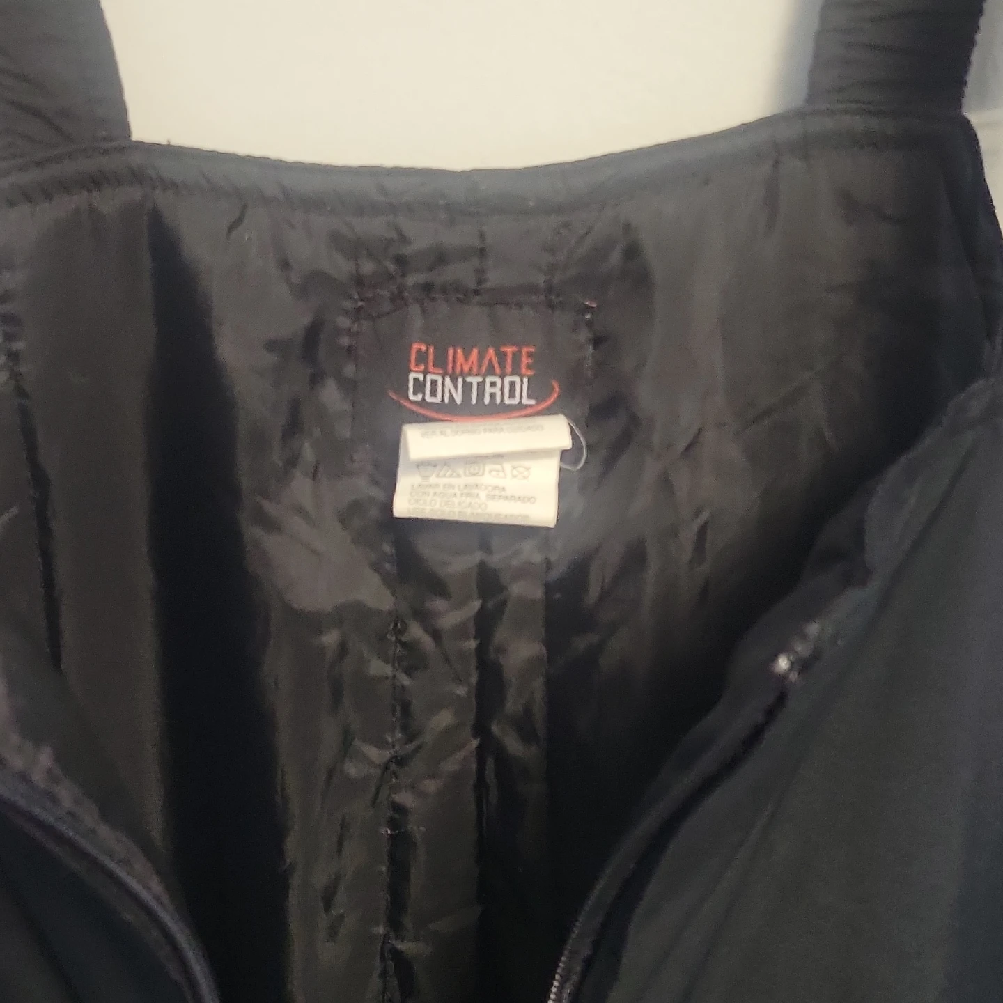 Black Climate Control Ski Snow Bib Overalls - photo 5