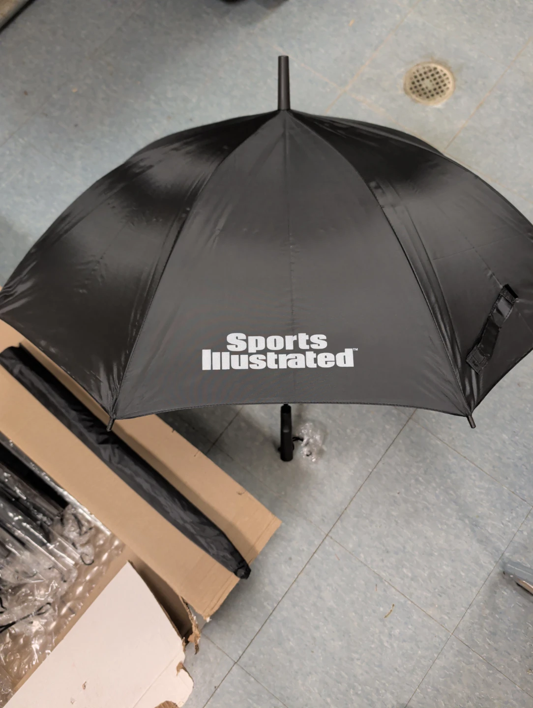 Sports Illustrated Black Umbrellas -