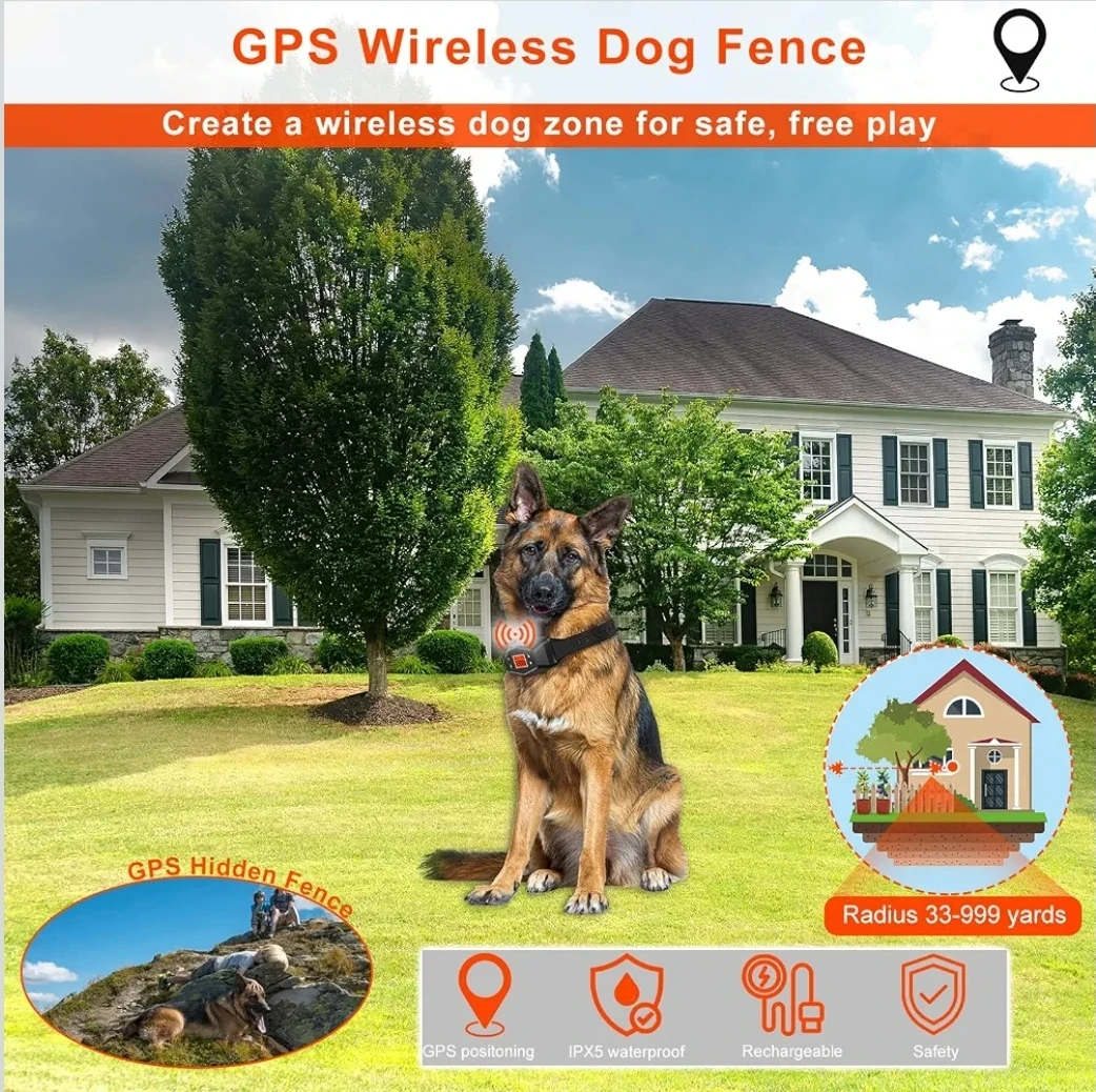 GynoiusCat GPS Wireless Dog Fence System Model F800 - photo 3