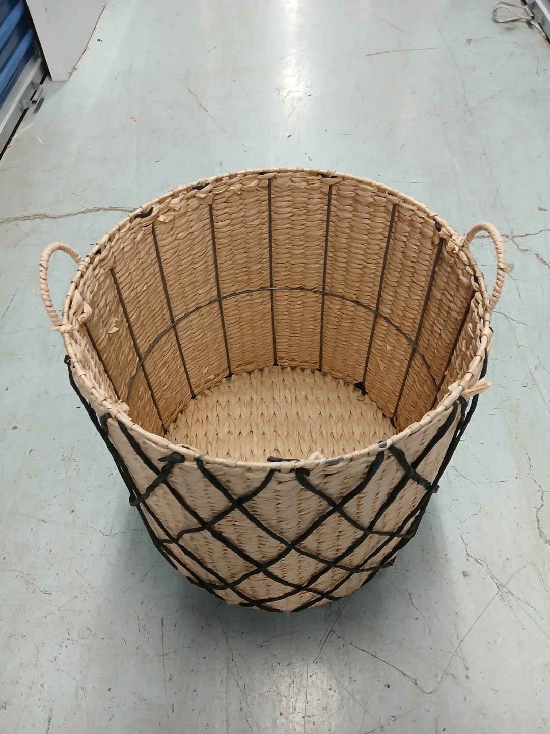 Woven laundry basket or Storage Basket with Handles - photo 5