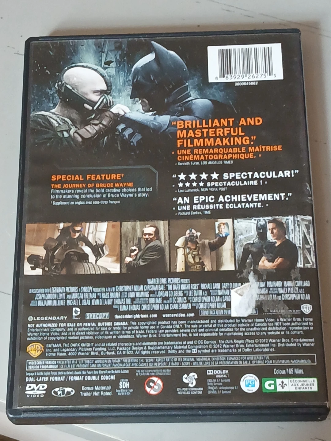 The Dark Knight Rises DVD - photo 3
