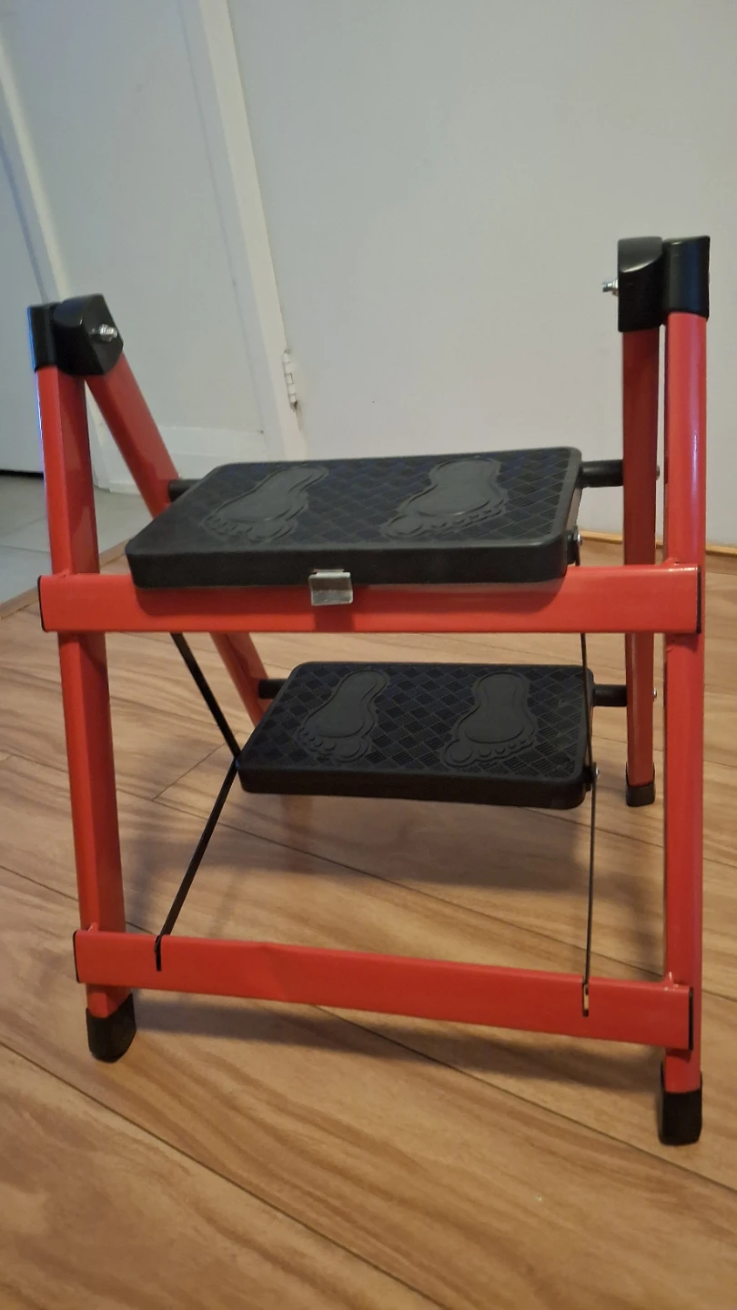Two step folding step stool stairs - photo 5