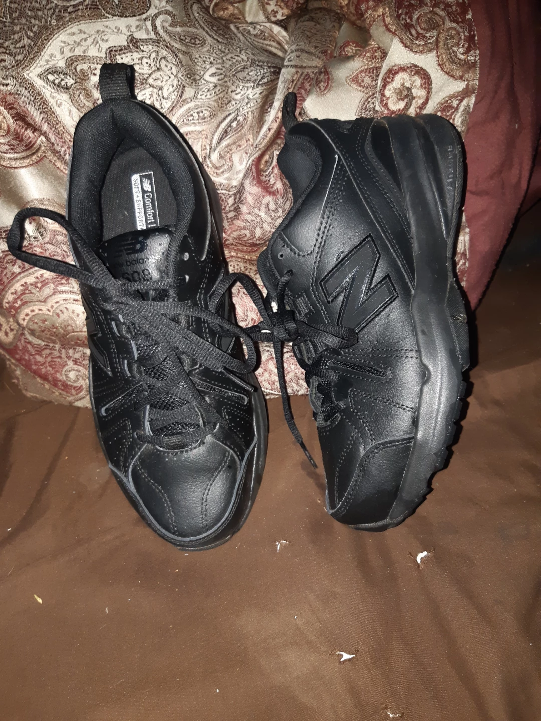 New Balance Men's Black Walking Shoes