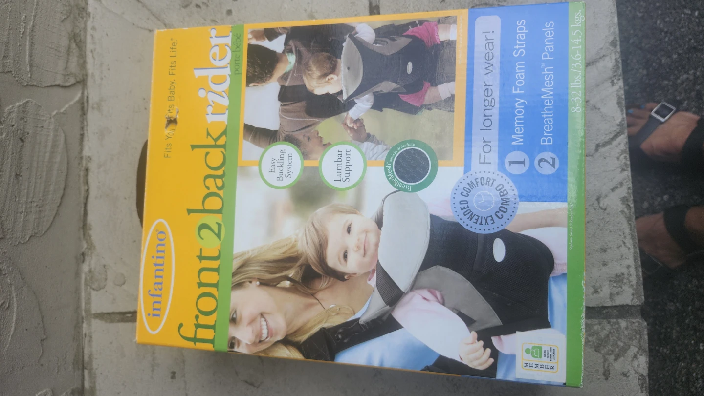 Infantino Front 2 Back Rider Baby Carrier - photo 5