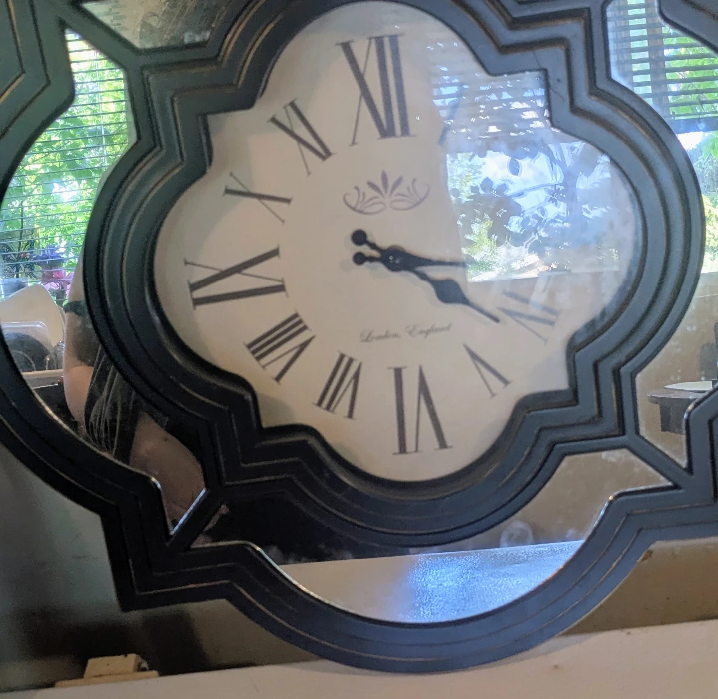 Decorative Wall Clock with Roman Numerals