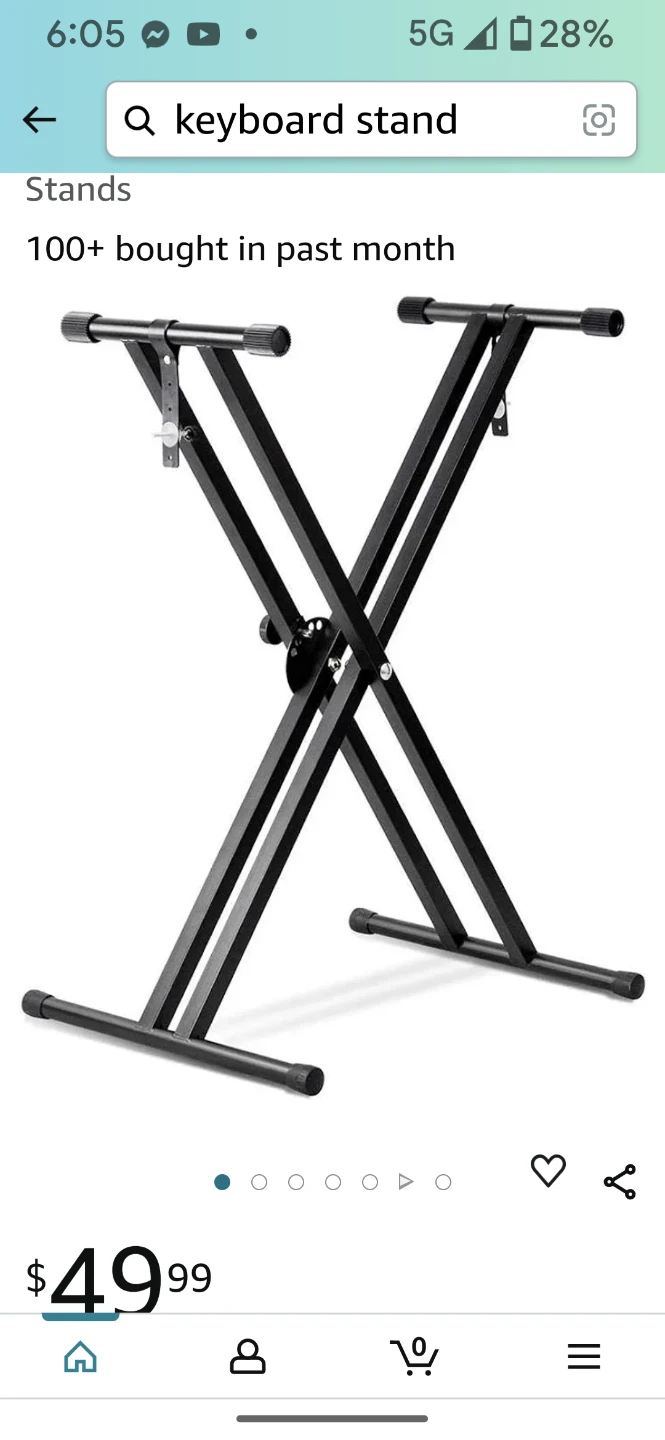 Keyboard stand double stand $25 each brand new