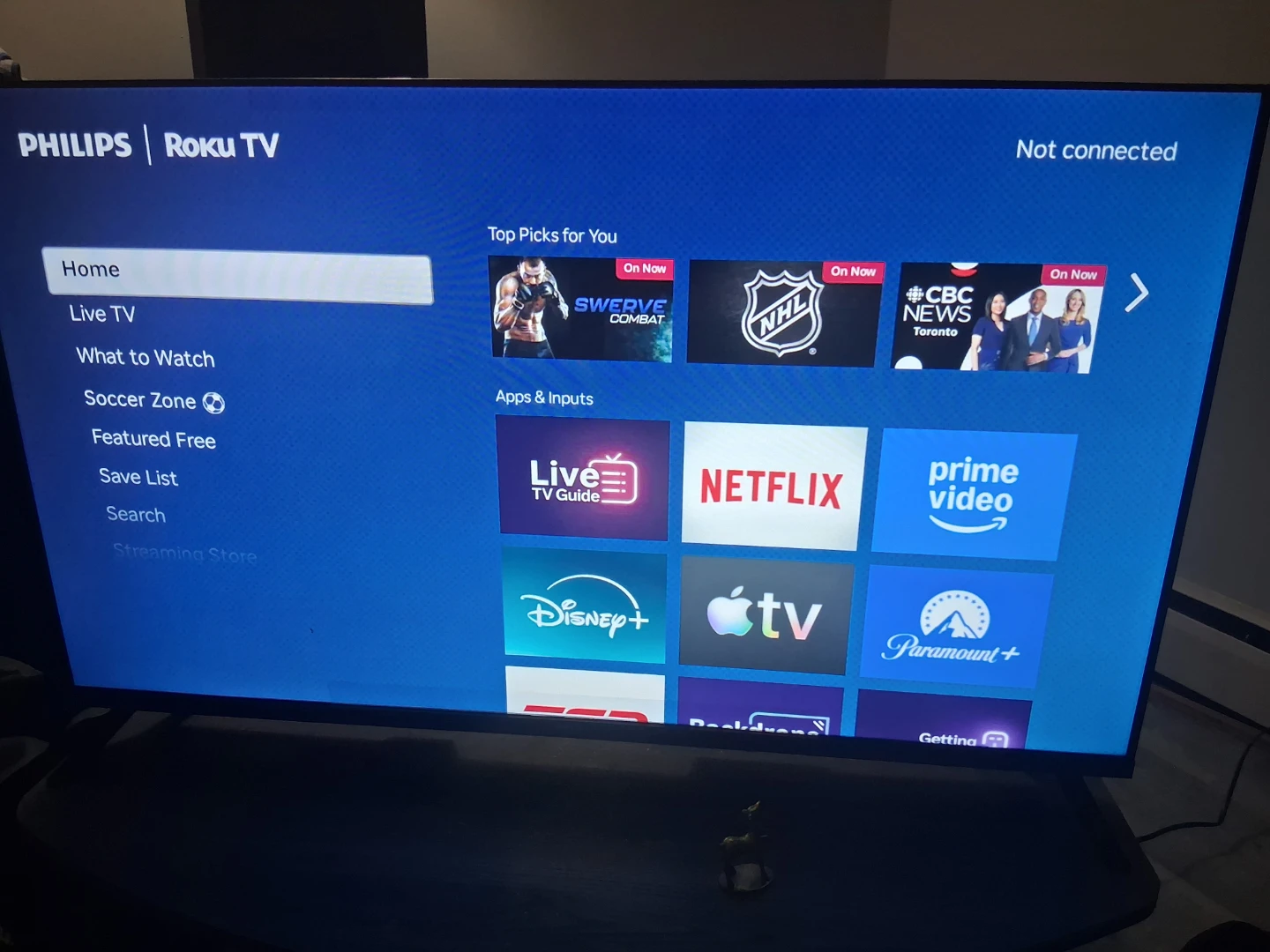 Phillips TV 44' smart tv