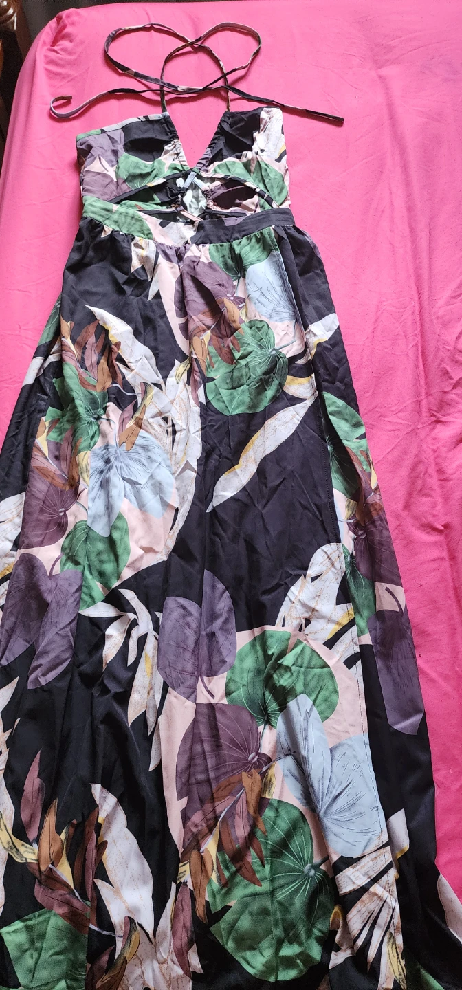 Maxi Dress - Tropical Print