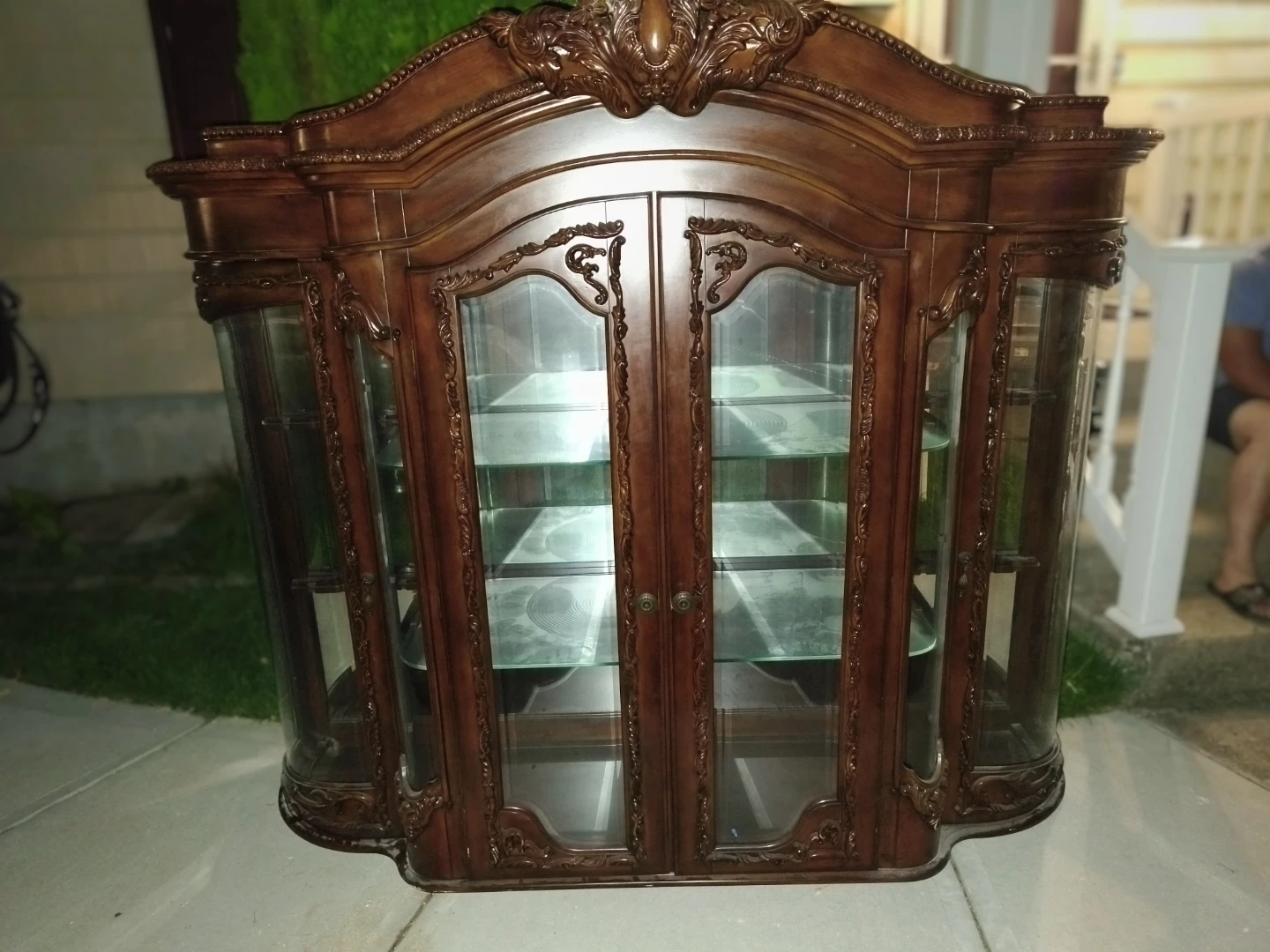 Vintage Curio Cabinet Display Case - photo 3