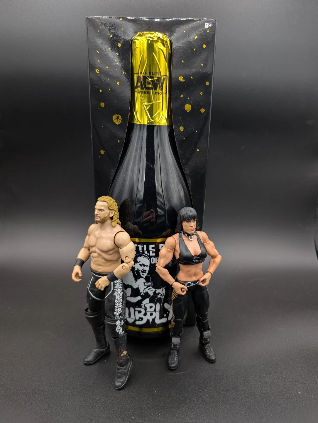 WWE Chyna & AEW Chris Jericho & hangman Adam Page Action Figures