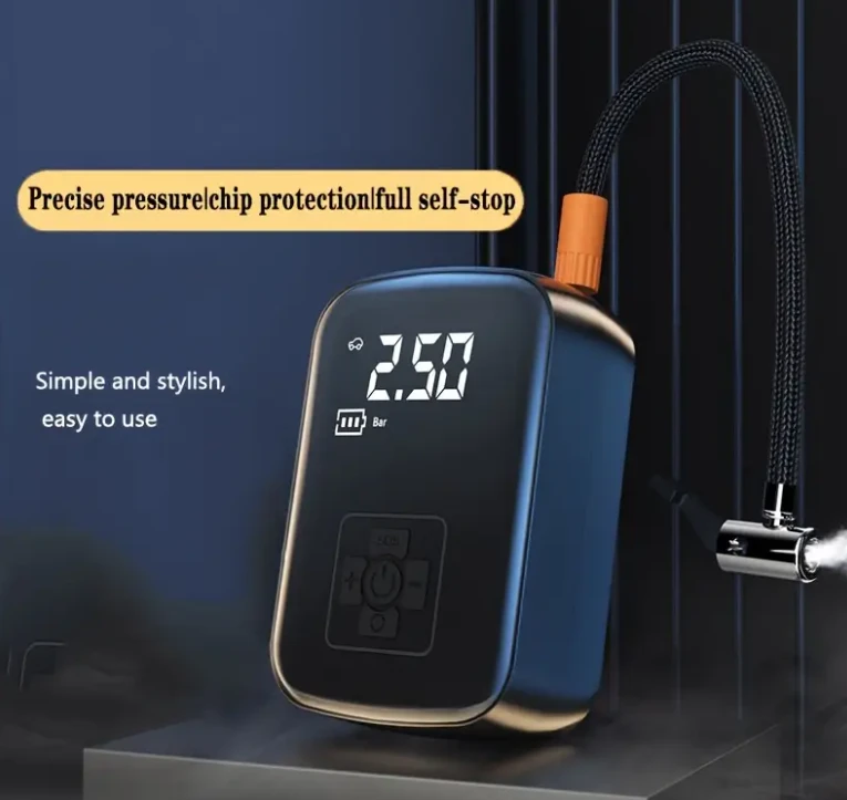portable wireless tire inflator USB type C charge - new - photo 3