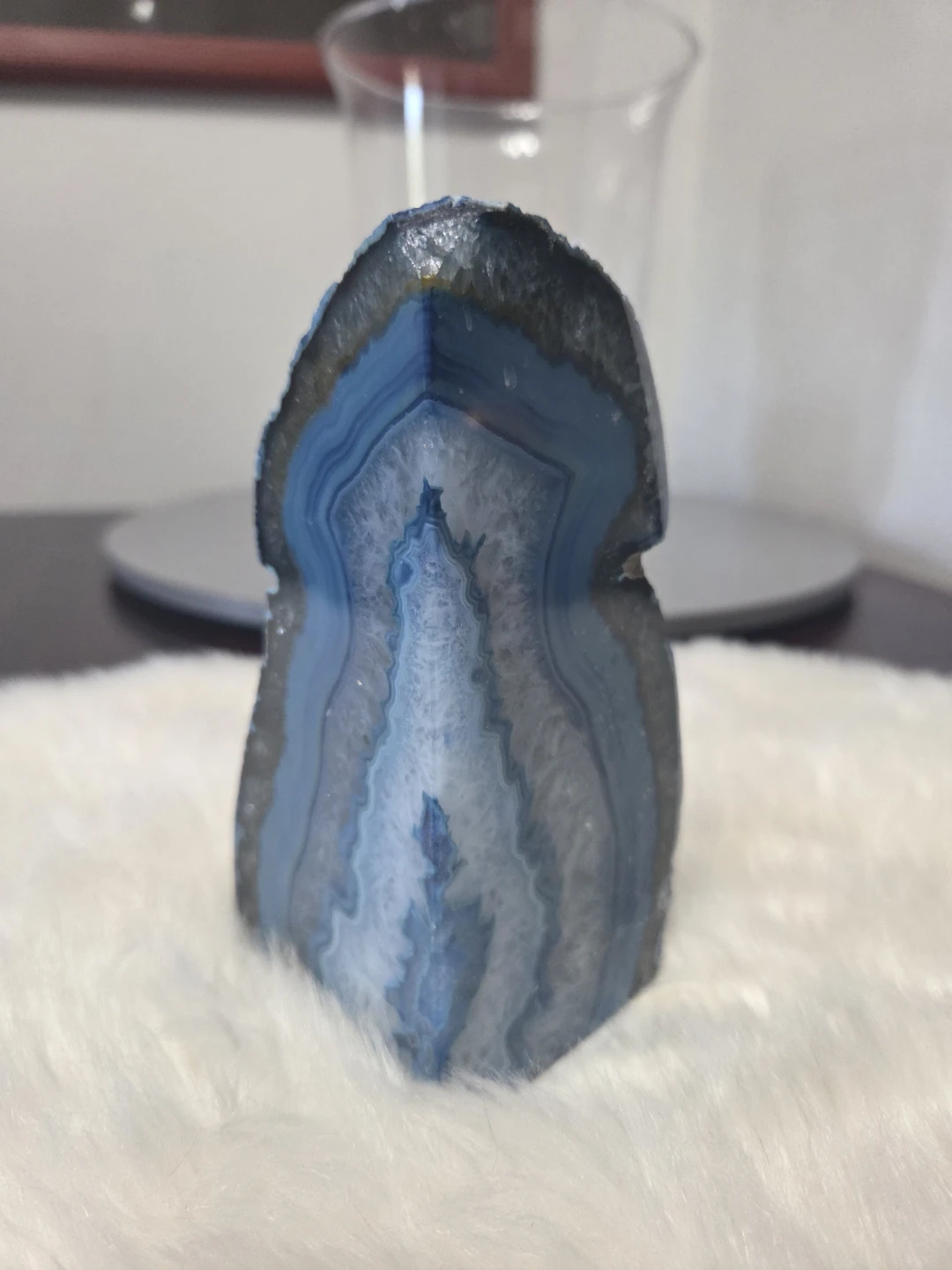 Blue Agate Slice