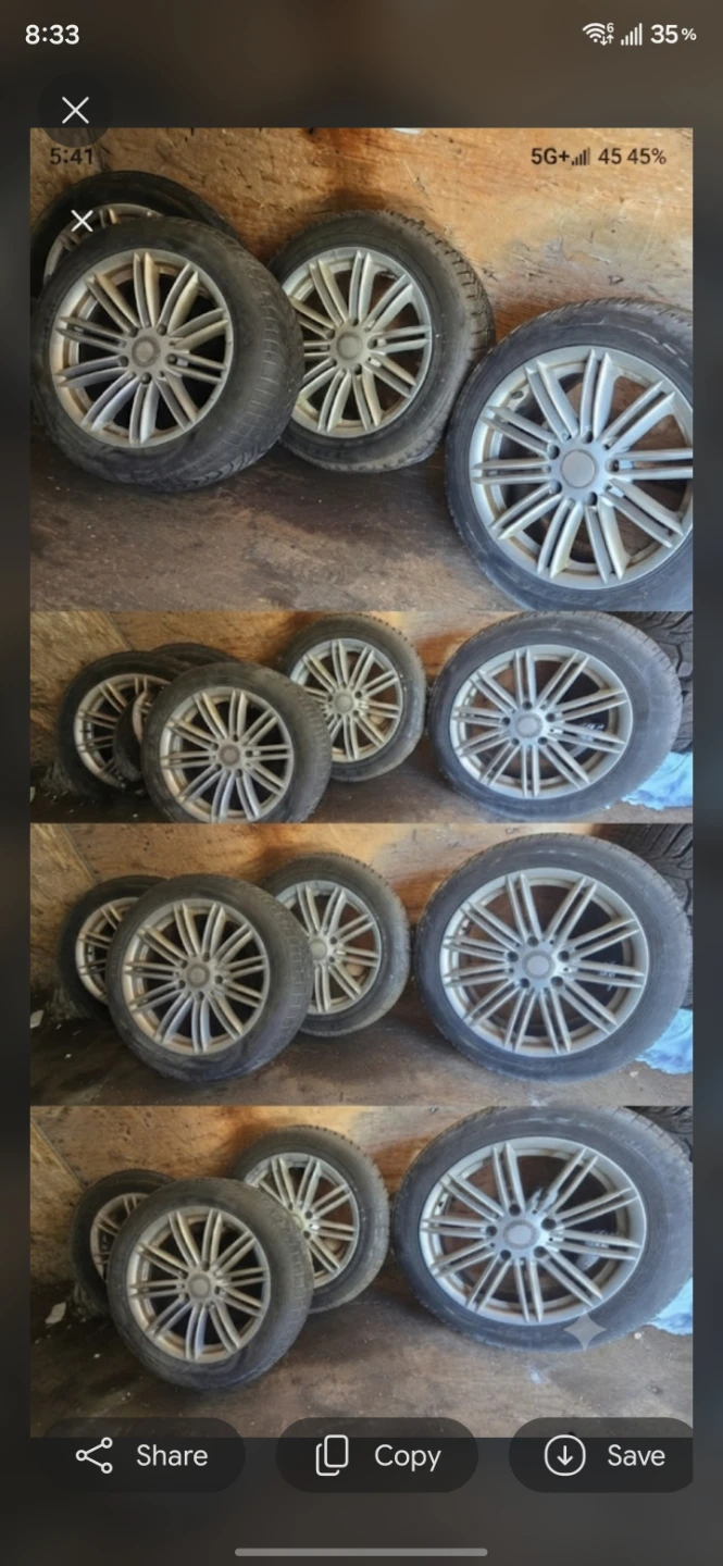 205/55/16 winter tires whit aluminium rims