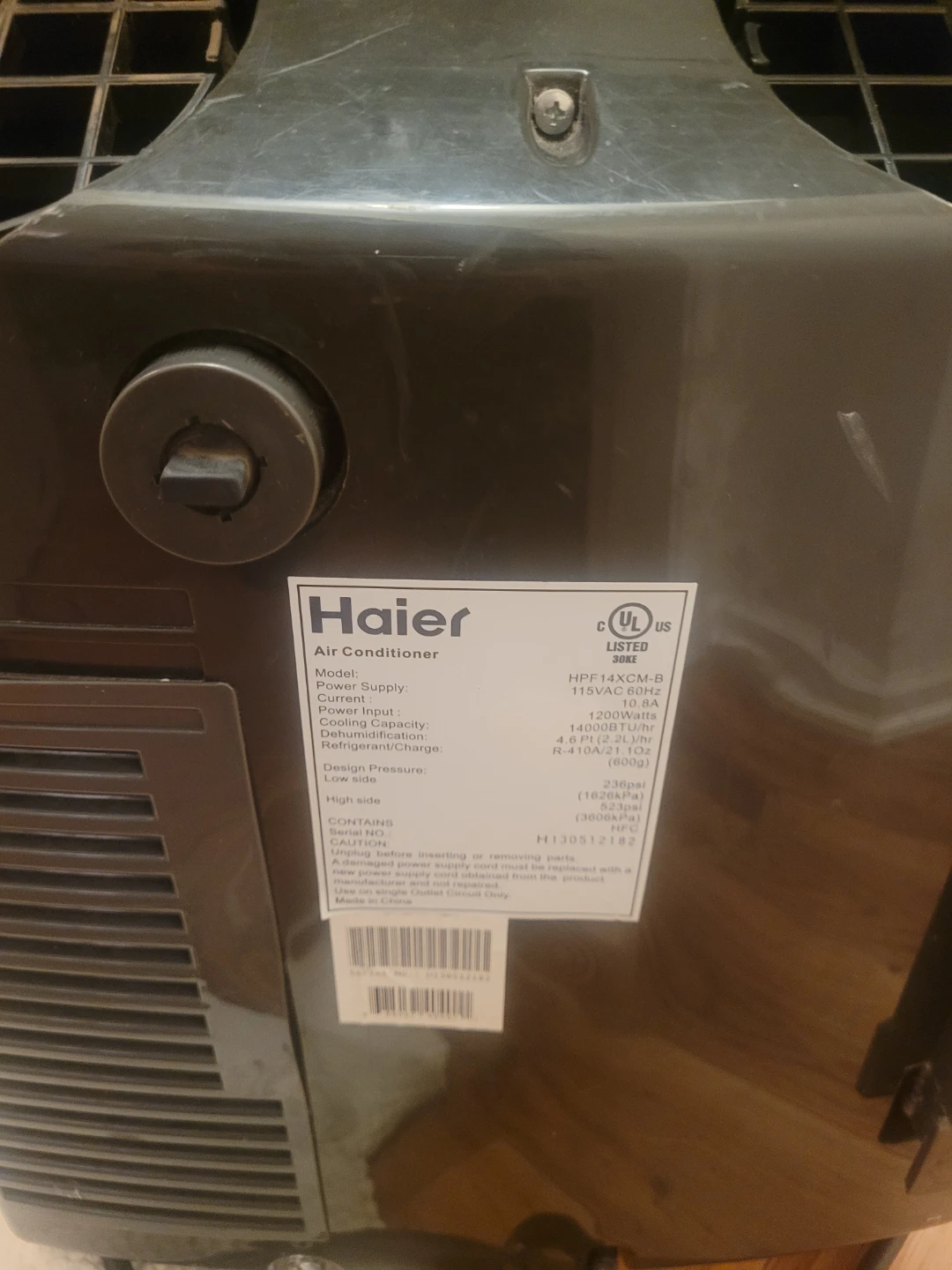 Haier Portable Air Conditioner - photo 3