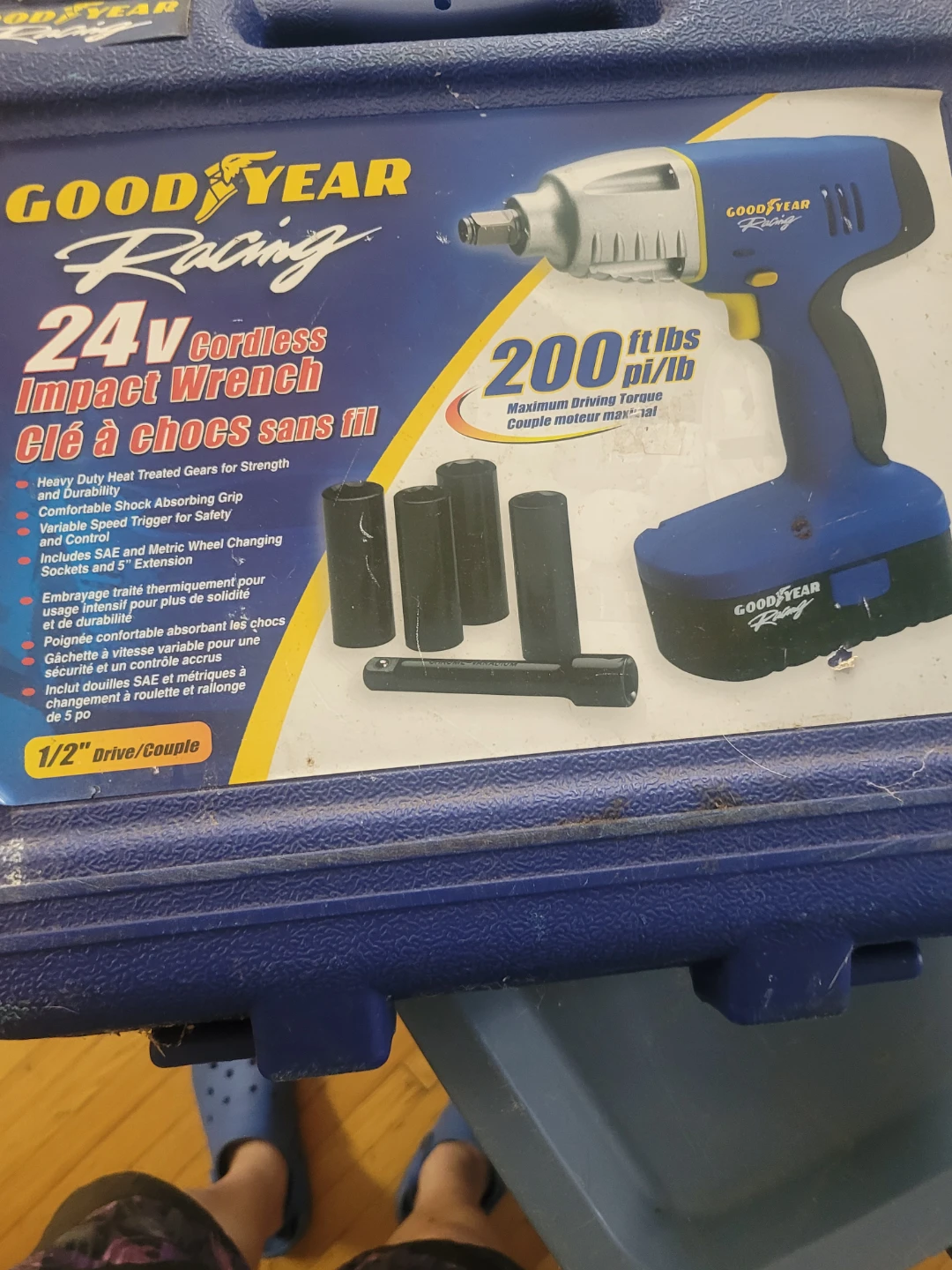Goodyear Racing 24V Cordless Impact Wrench Kit - photo 2