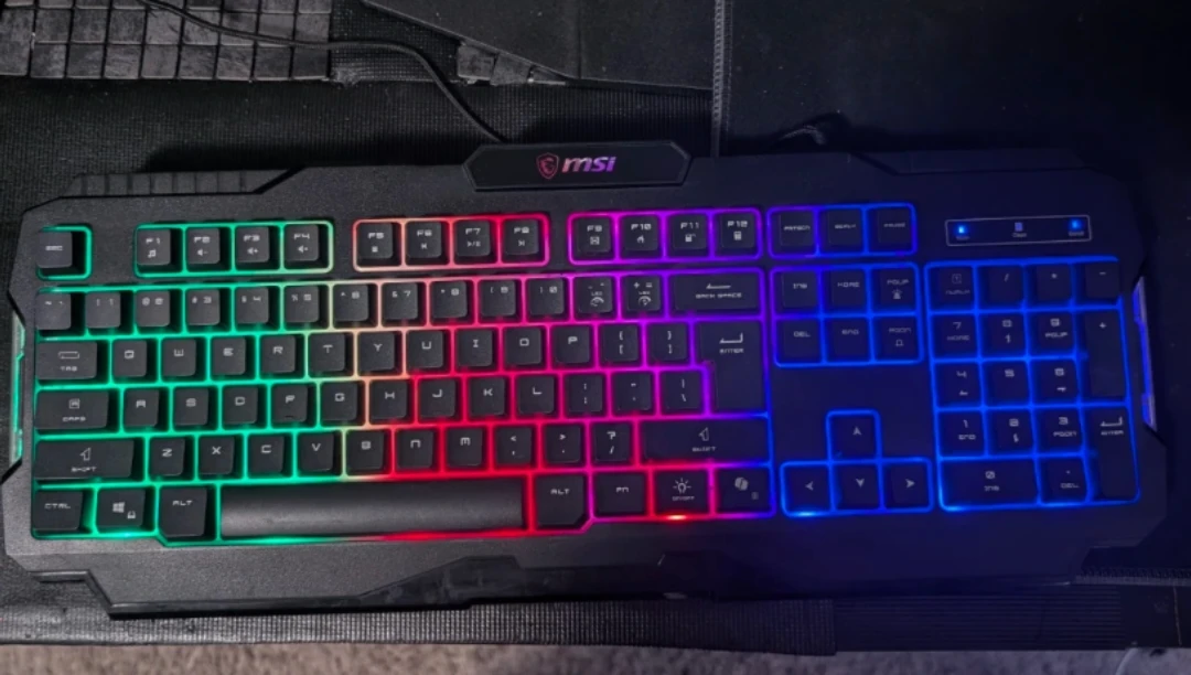 MSI LED keyboard