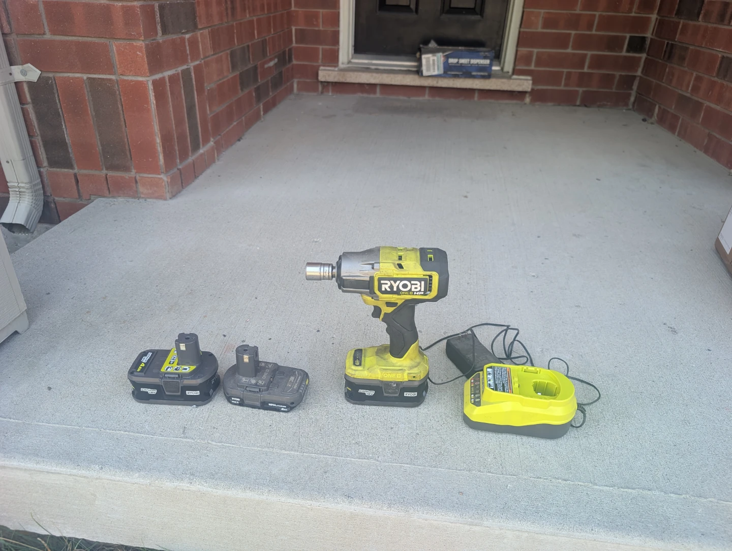 Ryobi one + 1/2 inch impact gun