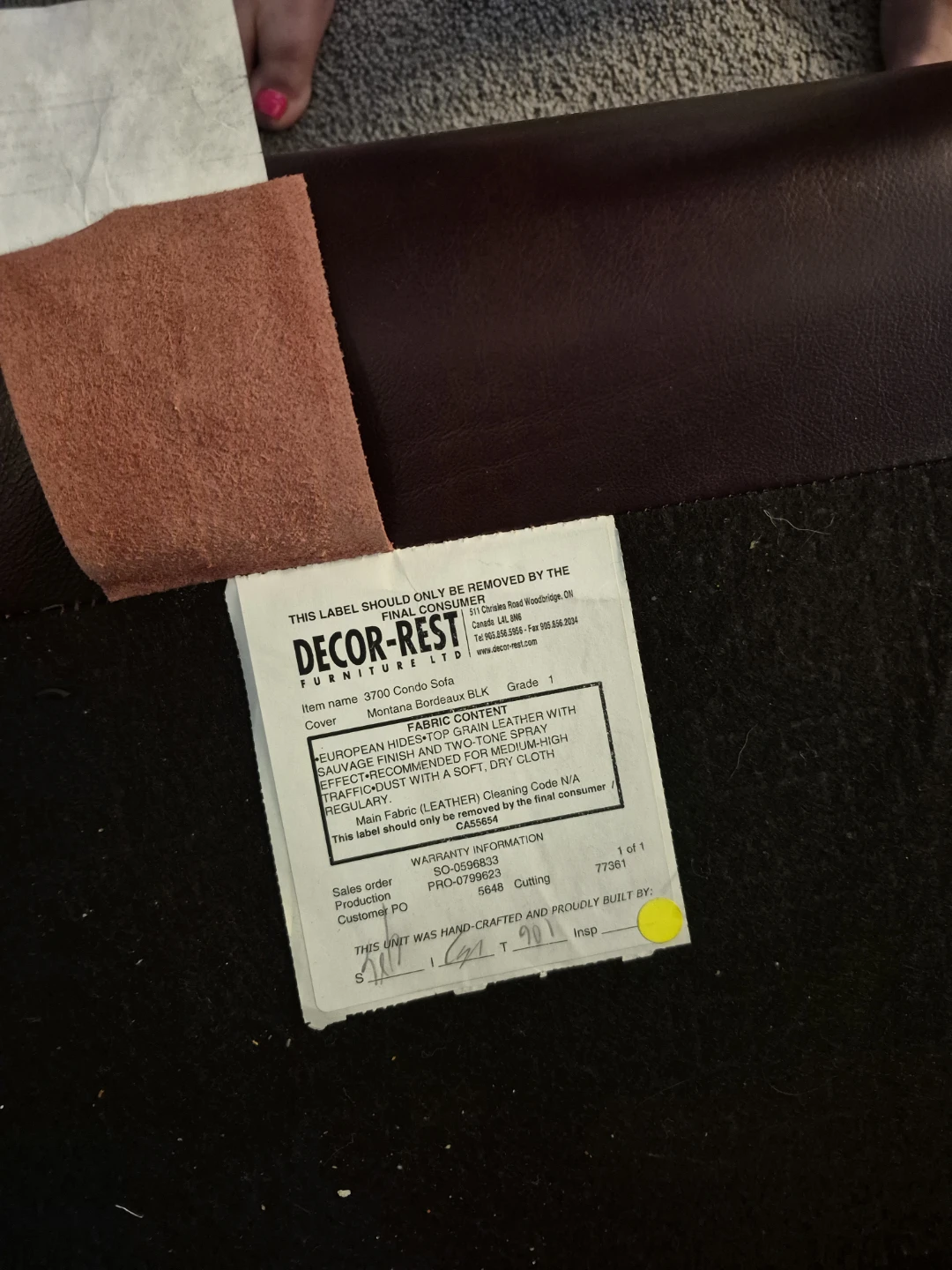 Decor-Rest Leather Sofa - photo 3