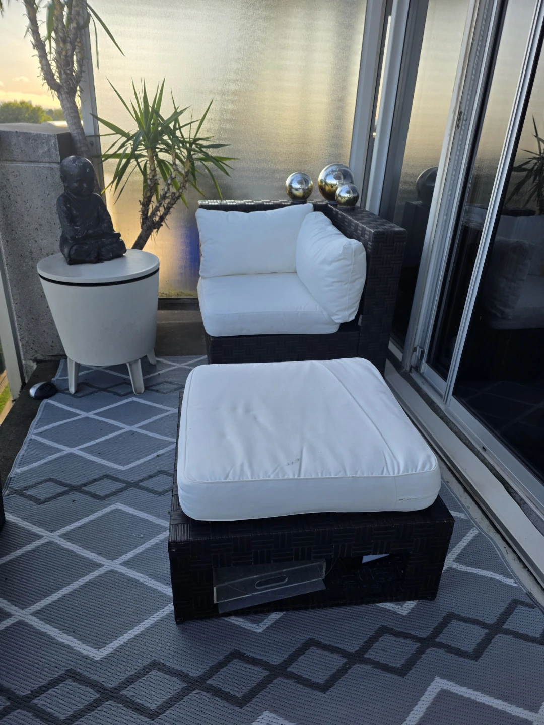 Patio Sectional Sofa with Cushions - photo 2