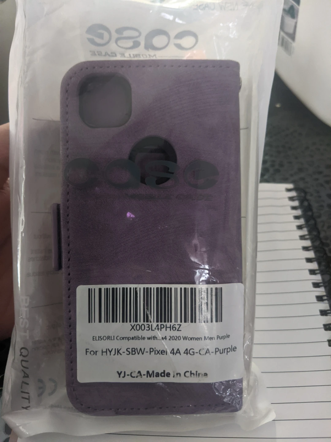 Pixel 4A wallet case