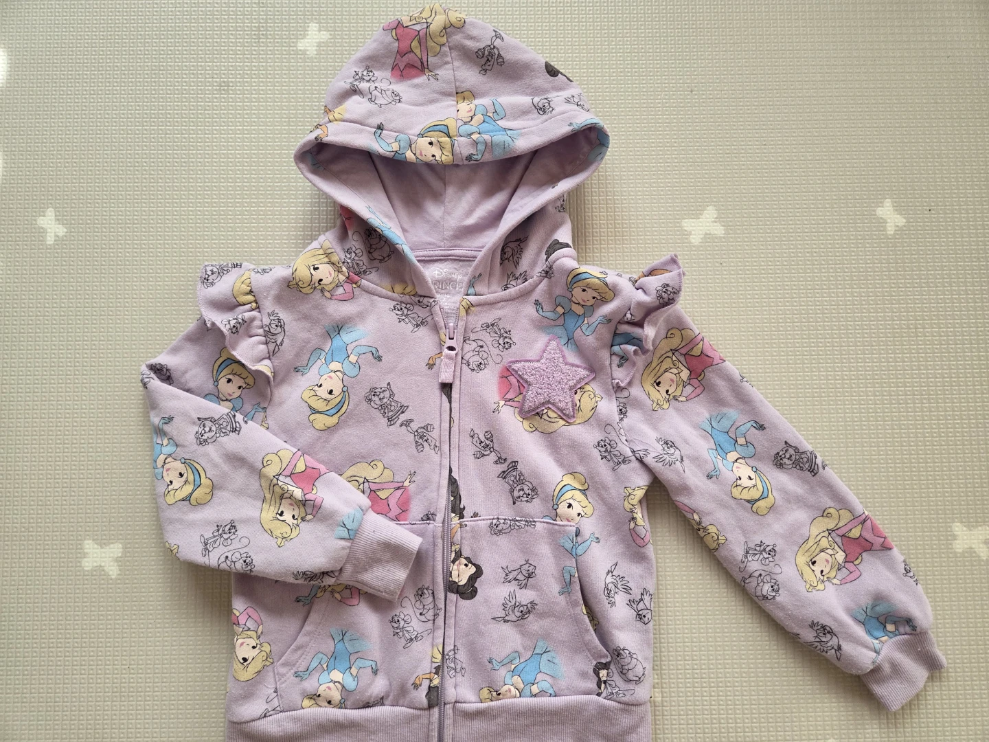 Disney Princess Zip-Up Hoodie Size 7
