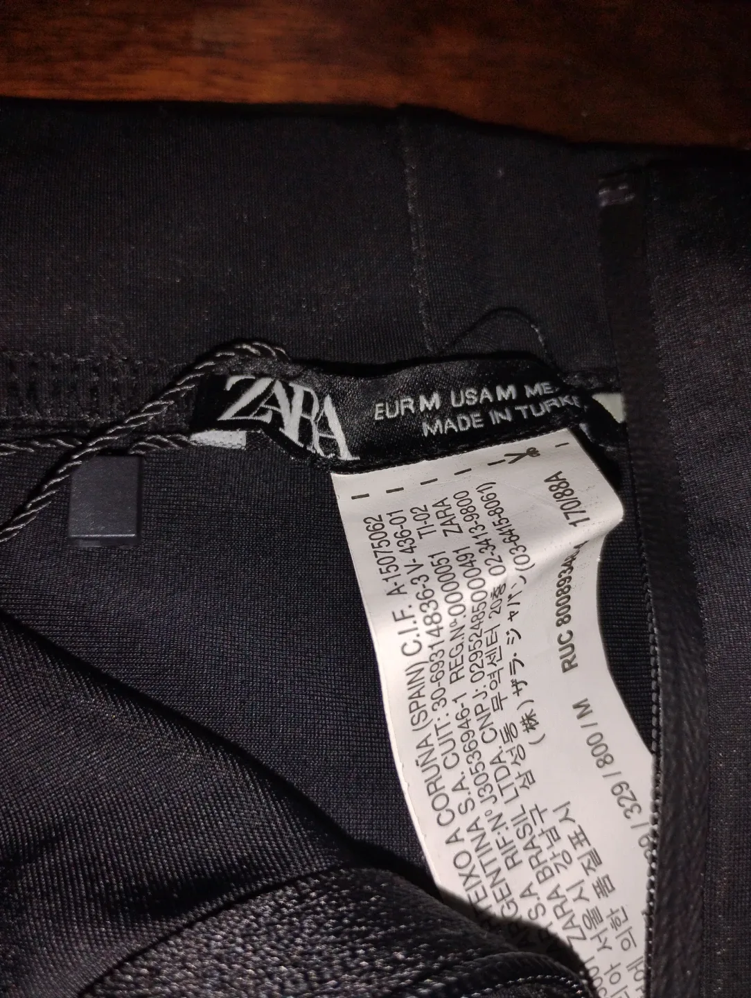 Zara Black Pants EUR M - photo 2