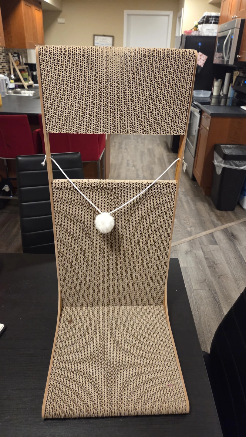 Cat Scratcher Set with Vertical and Round Scratchers