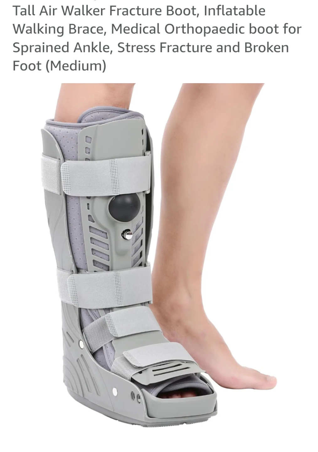 EUC Tall Air Cam Fracture Walker Boot - Medium