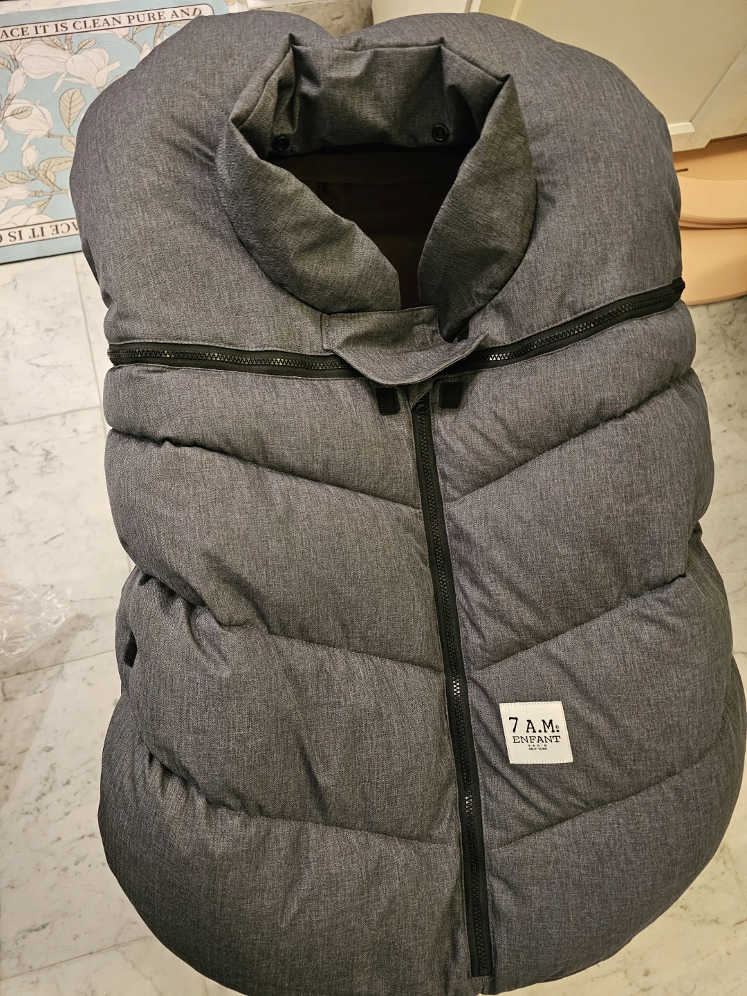 Clek Liing infant car seat with base and 7am winter cover - photo 3