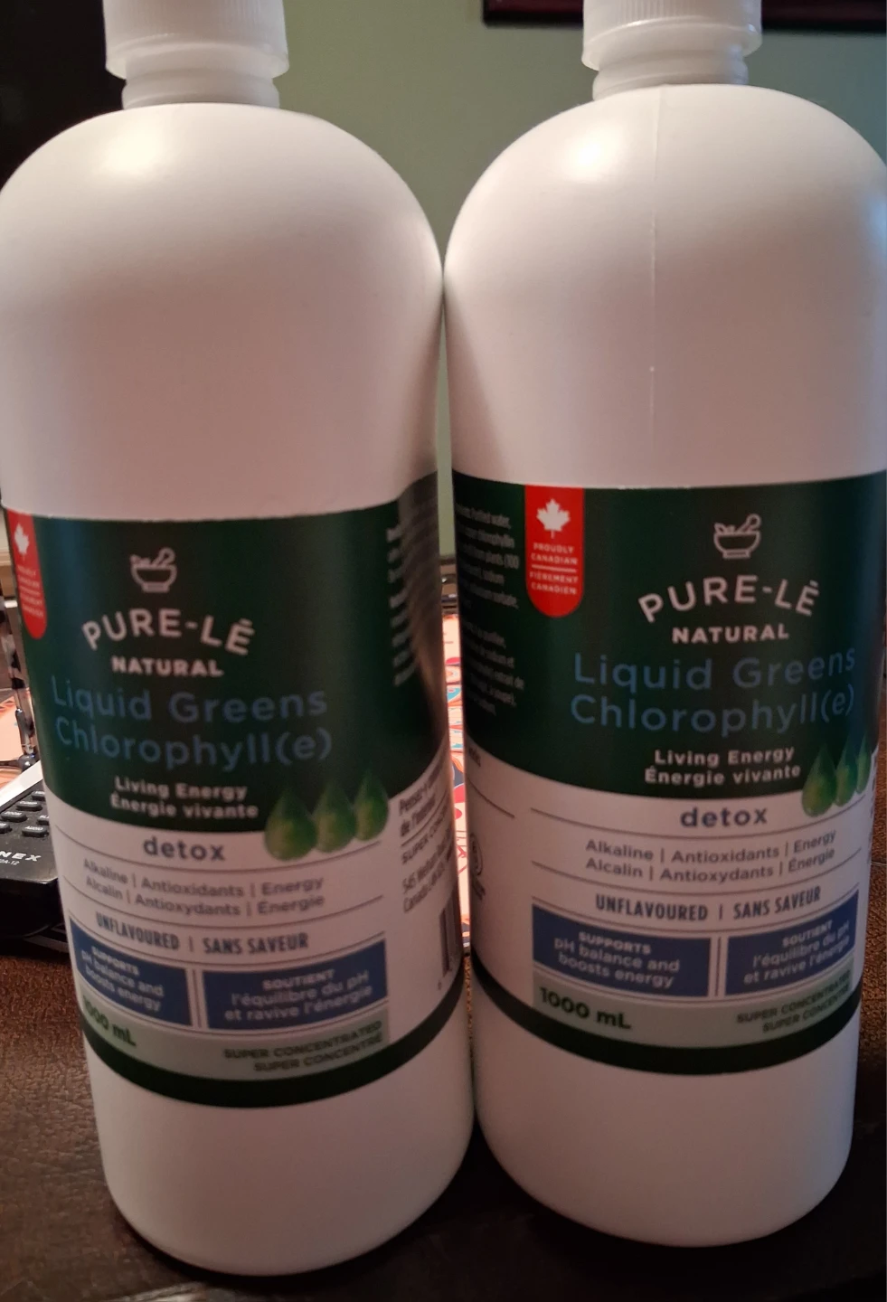 TWO PURE-L NATURAL Chlorophyll(e) Unflavoured 1000 mL
