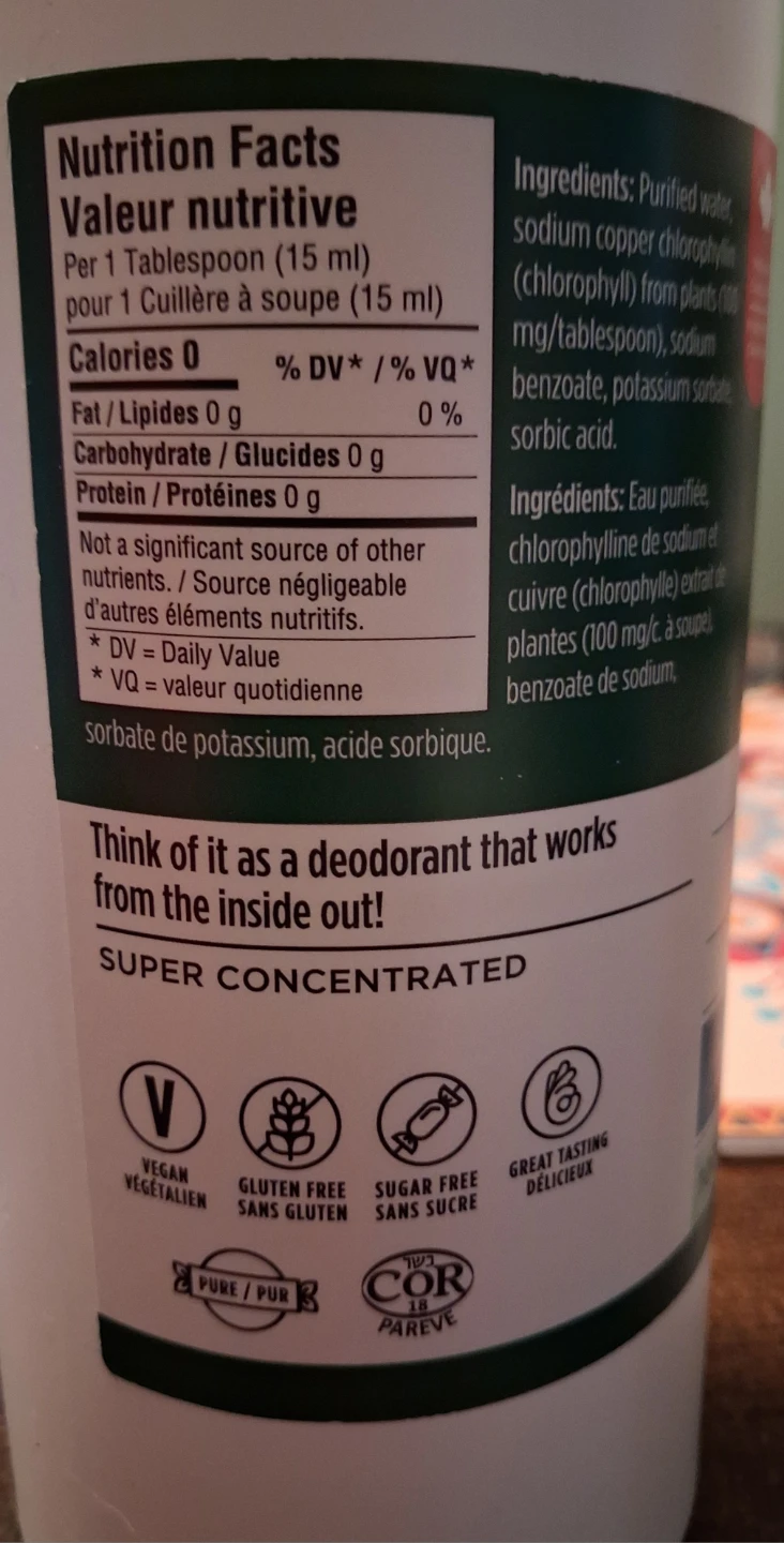 TWO PURE-L NATURAL Chlorophyll(e) Unflavoured 1000 mL - photo 4