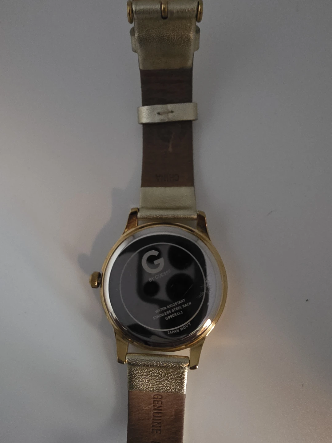 Guess G99051L1 Gold Tone Crystal Animal Print Watch - photo 5