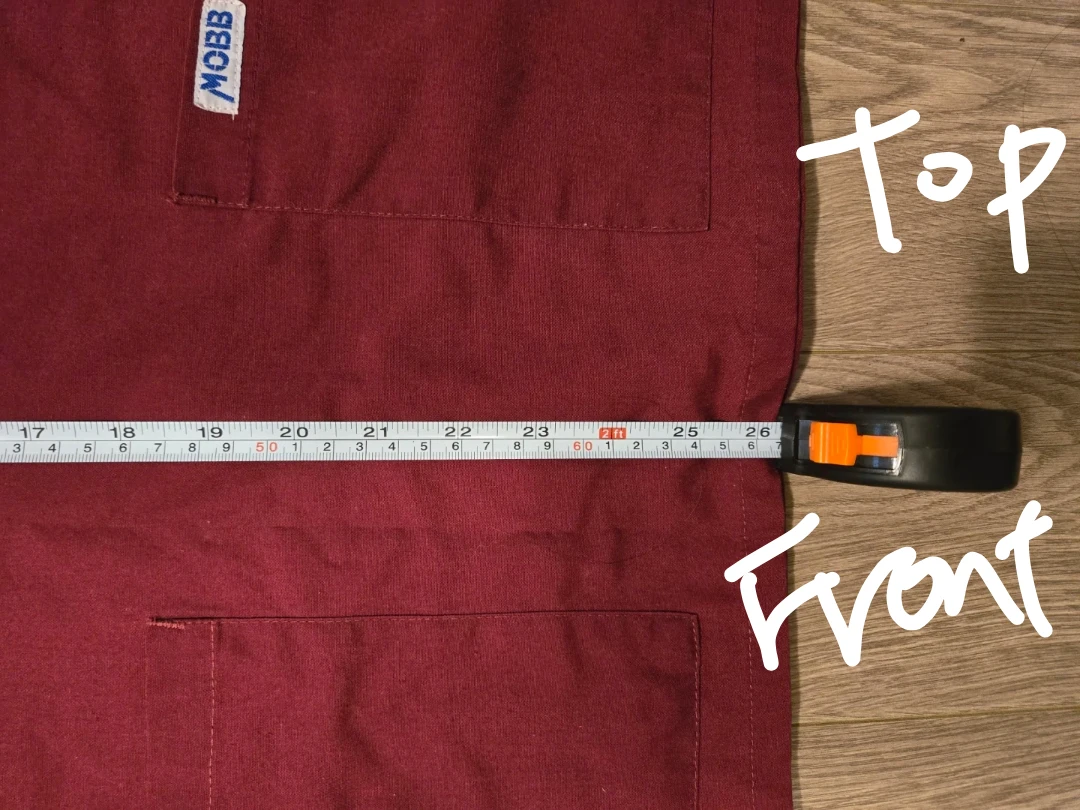 MOBB Burgundy Scrub Top - photo 4