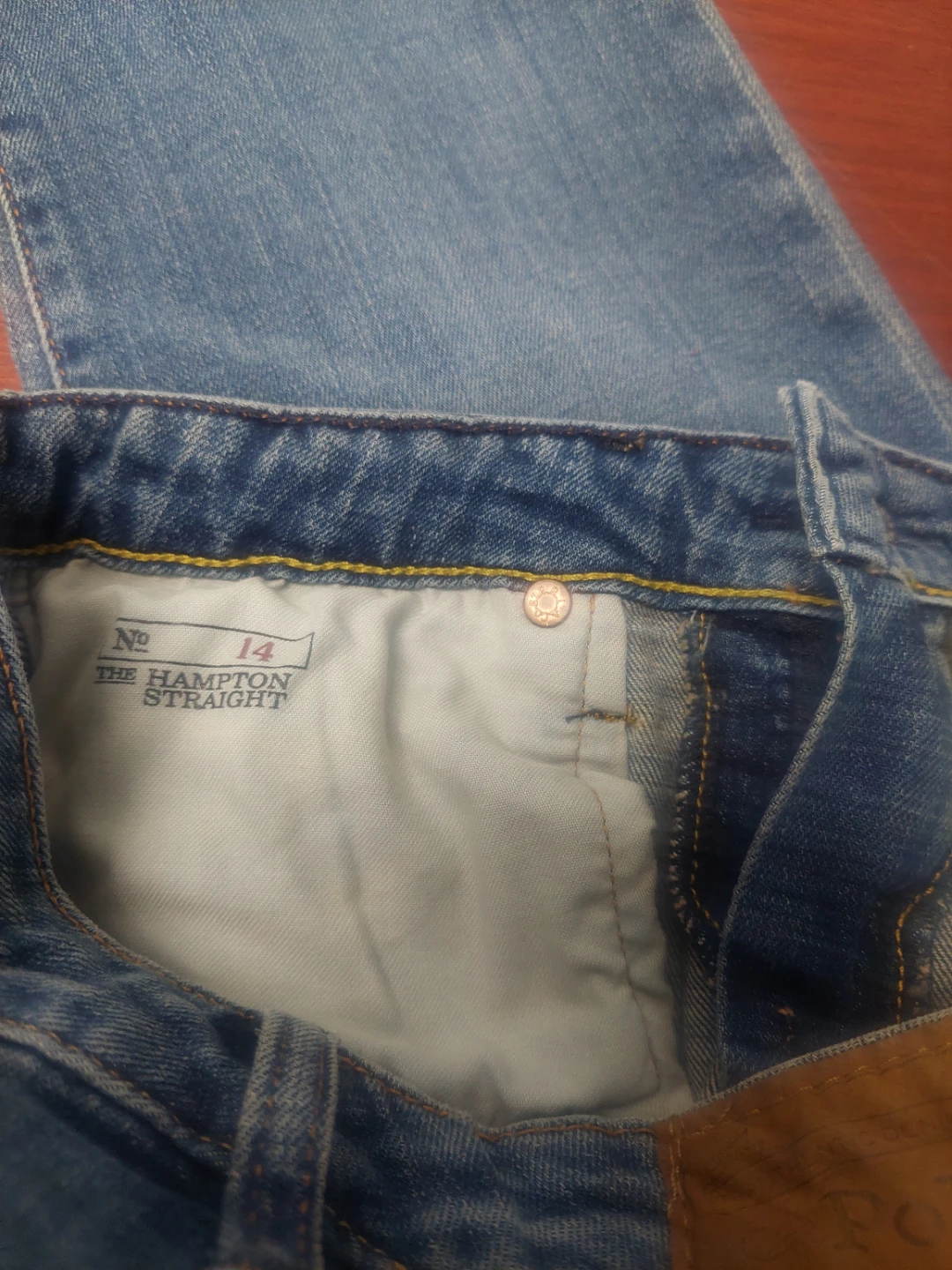 Polo Ralph Lauren The Hampton Straight Jeans - Size 14 - photo 2
