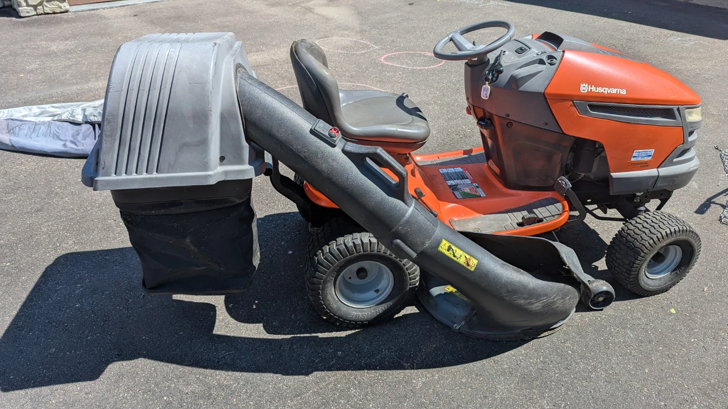 Husqvarna Riding Mower with Attachments