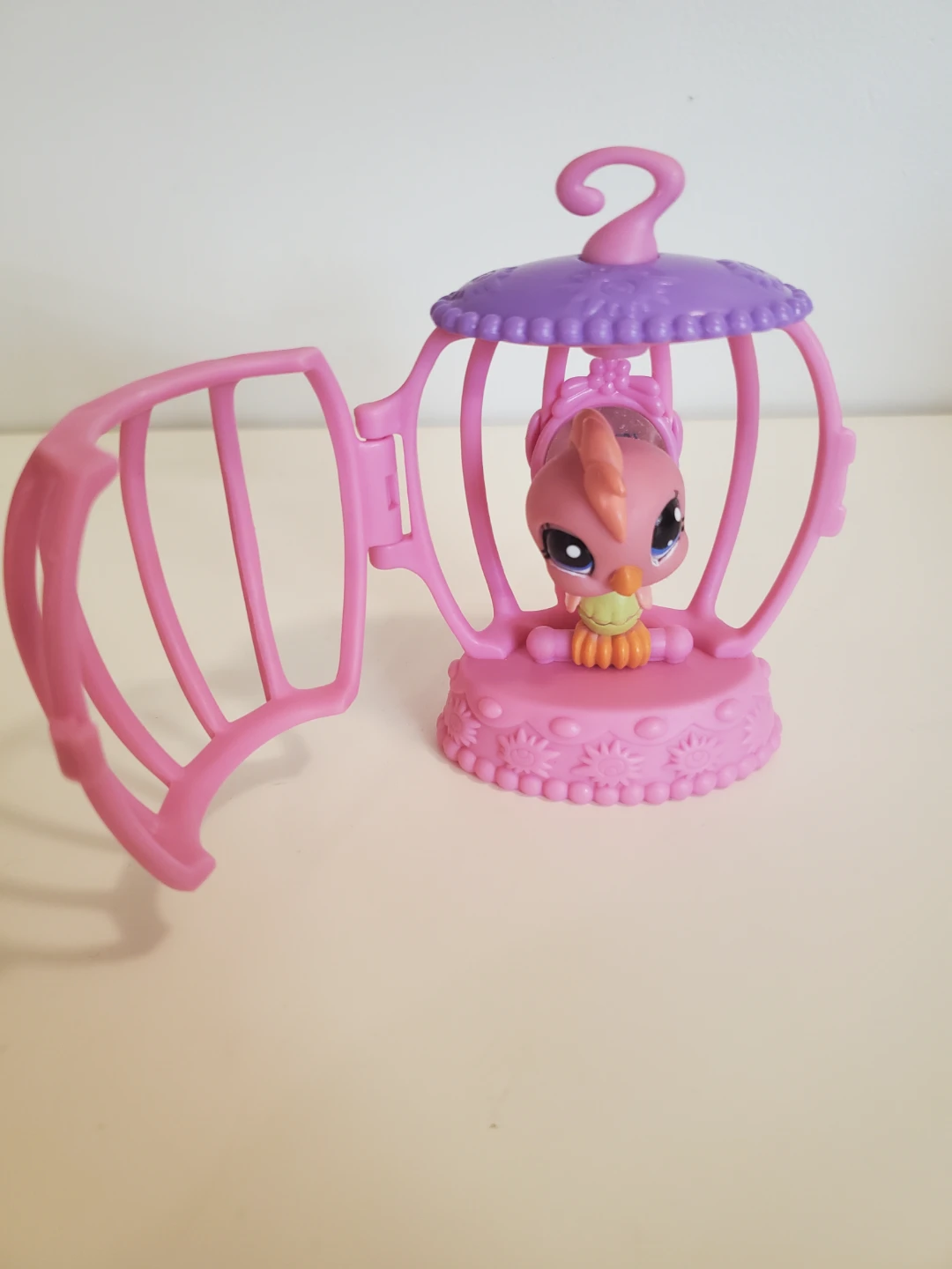 2006 Littlest Pet Shop Parokeet #854 Plus Bird Cage From 2004 - photo 3