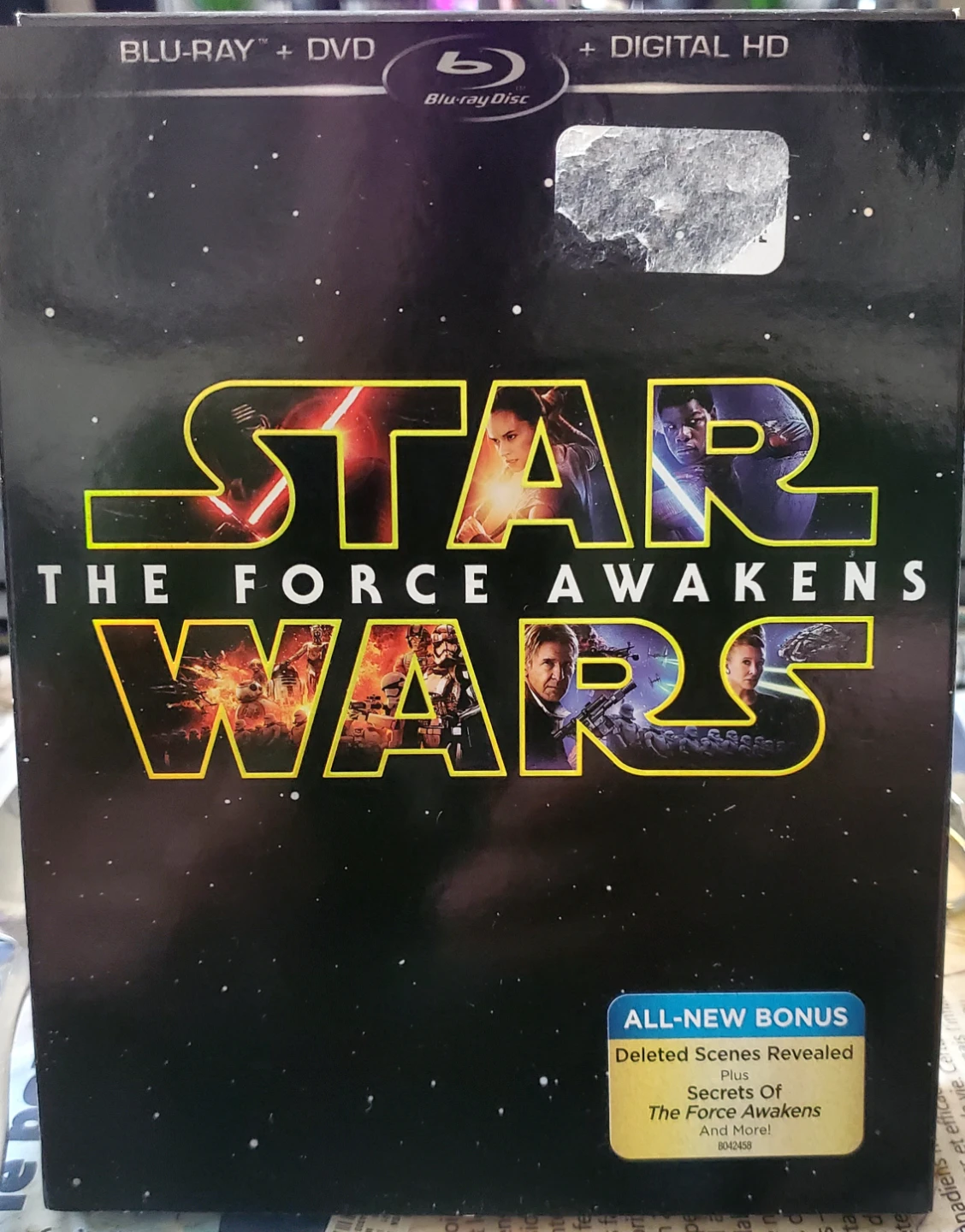 Star Wars: The Force Awakens Blu-Ray + DVD + Digital HD
