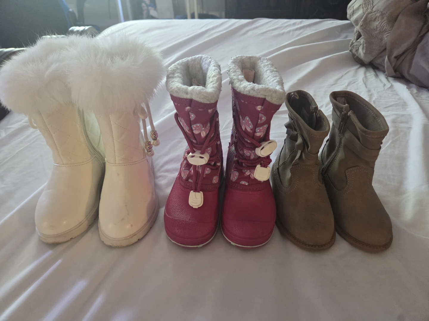 Bundle of 3 pairs of girls' boots