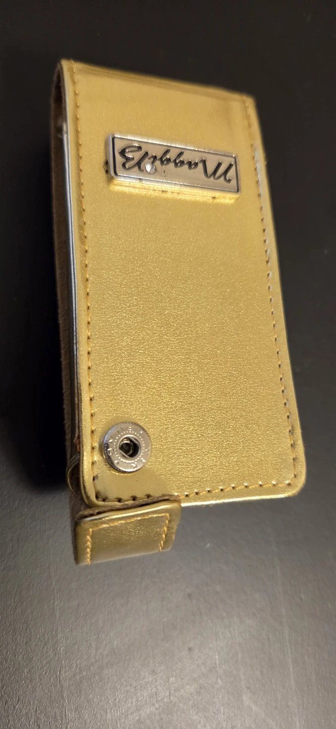 Gold Elizabeth W. Flip Phone Case