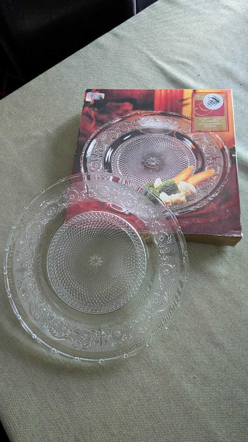 12" Crystal Platter