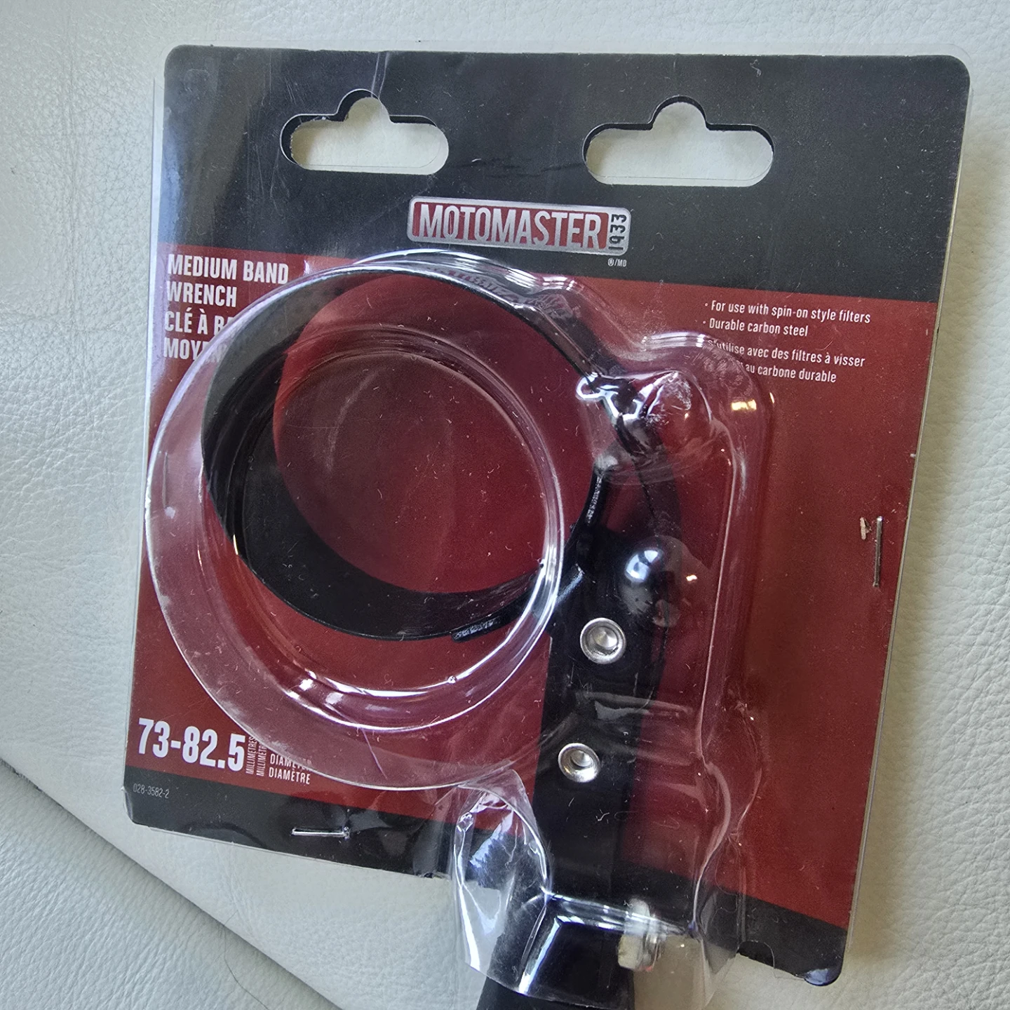 Motomaster Medium Band oil filter Wrench - photo 2