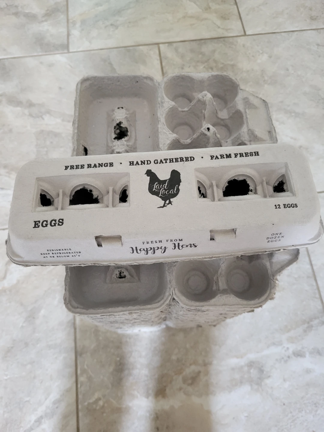 Happy Hens Egg Cartons (Dozen)