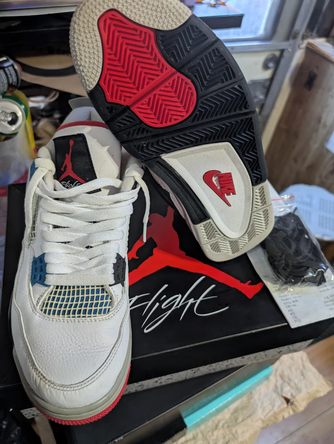 Air Jordan 4 Retro 'What The' (2019) - Like New / VNDS - photo 3