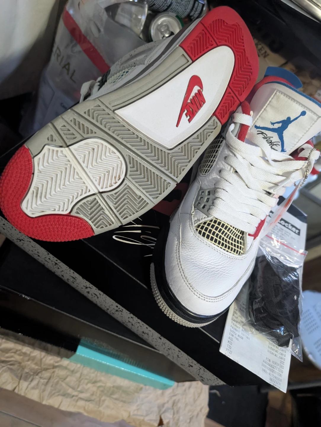 Air Jordan 4 Retro 'What The' (2019) - Like New / VNDS - photo 5