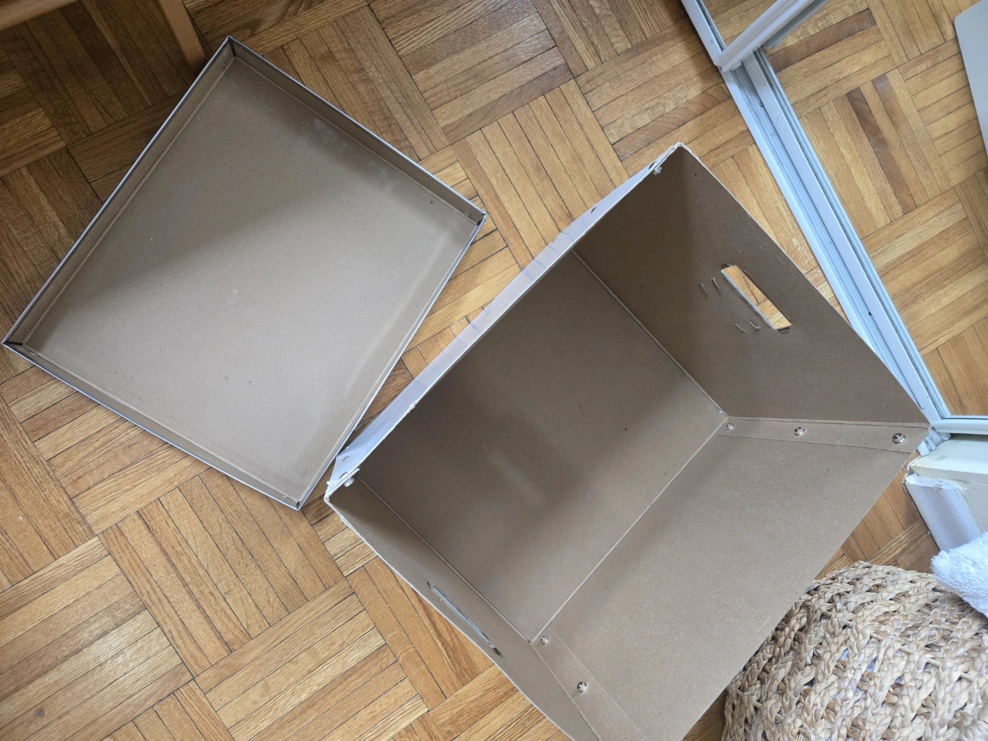 White Cardboard Storage Box from IKEA - photo 3