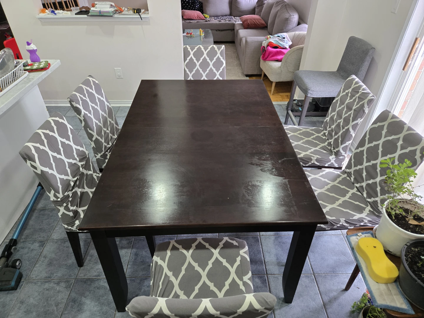 Dining Table and 6 Chairs Set - photo 3