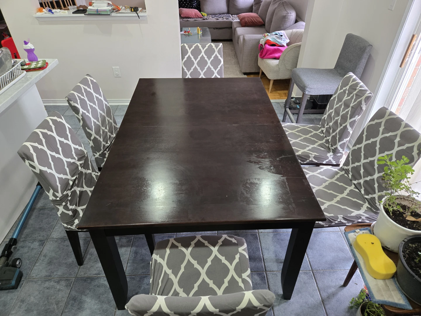 Dining Table and 6 Chairs Set - photo 4